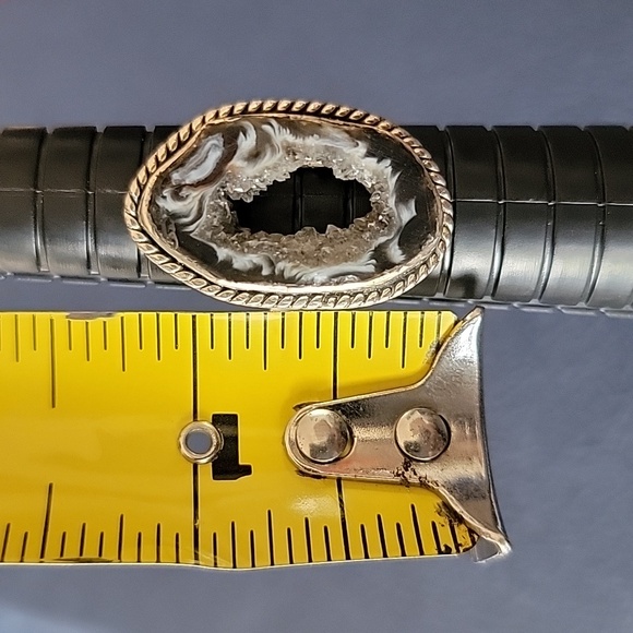 Geode Ring Sterling Silver - Picture 4 of 4